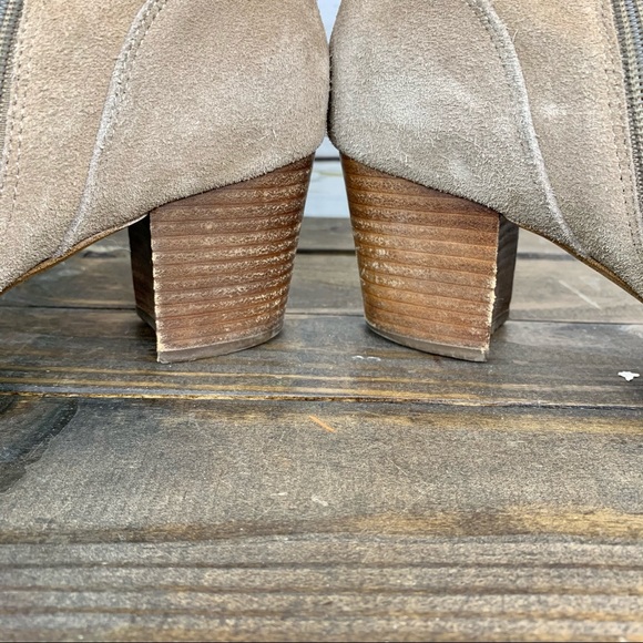 STEVE MADDEN Hipster Taupe Suede Ankle Boot - Picture 10 of 10
